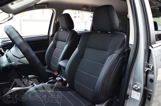 Современные авто-чехлы для Mitsubishi Pajero Sport (2016)